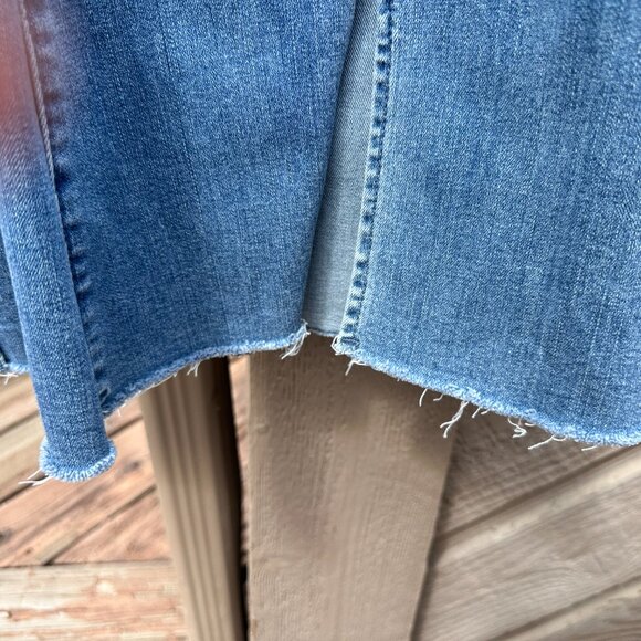 EUC Vintage Ella Moss High Waist Edie Kick-Flare Cropped Jeans - Picture 11 of 14